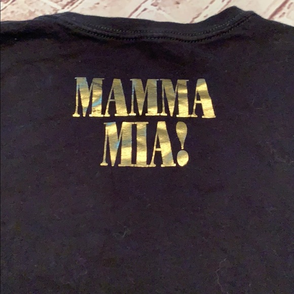 🖤Mamma Mia! Black T-shirt size small 🖤 - Picture 3 of 3
